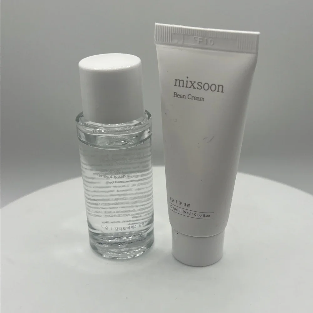 Mixsoon Bean Cream and Galactomyces Ferment Essence Set